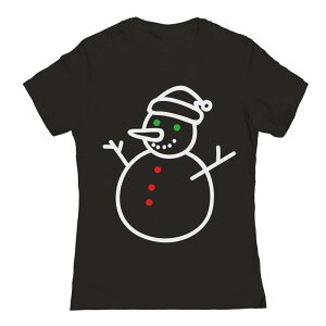 �A���u�����f�b�h ���f�B�[�X �g�b�v�X T�V���c �O���t�B�b�N Unbranded Junior'snow Christmas Man Graphic Tee Black �u���b�N
