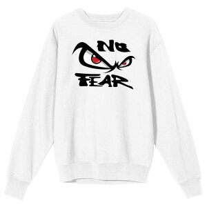 �A�j���L�����N�^�[ �����Y �g�b�v�X T�V���c ���S �O���t�B�b�N Licensed Character Men's No Fear Classic Logo Long Sleeve Graphic Tee White �z���C�g