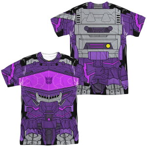�A�j���L�����N�^�[ �����Y �g�b�v�X T�V���c �O���t�B�b�N Licensed Character Men's Transformershockwave Sublimated Graphic Tee Black �u���b�N