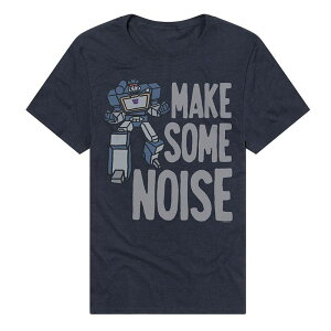 �A�j���L�����N�^�[ �����Y �g�b�v�X T�V���c �O���t�B�b�N Licensed Character Men's Transformers Make Some Noise Graphic Tee Navy �l�C�r�[