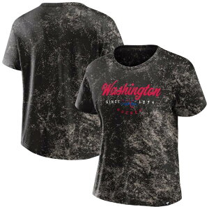 �t�@�i�e�B�N�X ���f�B�[�X �g�b�v�X T�V���c �L���b�v Women's Fanatics Black Washington Capitals Breakaway T-Shirt Cap Black �u���b�N