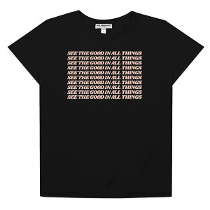 �A���u�����f�b�h ���f�B�[�X �g�b�v�X T�V���c �O���t�B�b�N Unbranded Women'suburban Riot See the Good in All Things Loose Fit Graphic Tee Black �u���b�N