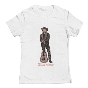 �A���u�����f�b�h ���f�B�[�X �g�b�v�X T�V���c �O���t�B�b�N Unbranded Junior's Willie Nelson Master Pose Graphic Tee White �z���C�g