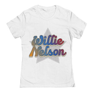 �A���u�����f�b�h ���f�B�[�X �g�b�v�X T�V���c �O���t�B�b�N Unbranded Junior's Willie Nelson The Star Graphic Tee White �z���C�g