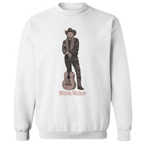 �A���u�����f�b�h ���f�B�[�X �g�b�v�X T�V���c �X�E�F�b�g �t���[�X �O���t�B�b�N Unbranded Junior's Willie Nelson Master Pose Graphic Fleece Sweatshirt White �z���C�g
