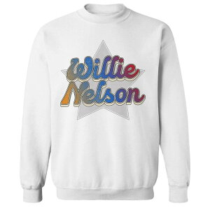 �A���u�����f�b�h ���f�B�[�X �g�b�v�X T�V���c �X�E�F�b�g �t���[�X �O���t�B�b�N Unbranded Junior's Willie Nelson The Star Graphic Fleece Sweatshirt White �z���C�g