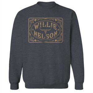�A���u�����f�b�h ���f�B�[�X �g�b�v�X T�V���c �X�E�F�b�g �t���[�X �O���t�B�b�N Unbranded Junior's Willie Nelson Western Badge Graphic Fleece Sweatshirt Dark Heather �w�U�[
