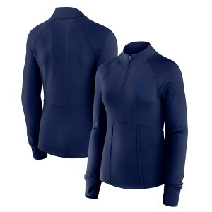 �t�@�i�e�B�N�X ���f�B�[�X �g�b�v�X T�V���c Women's Fanatics Navy Boston Red Sox Elements Raglan Tri-Blend Quarter-Zip Top Rsx Navy �l�C�r�[