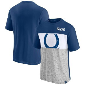 yz t@ieBNX Y TVc gbvX Men's Fanatics Royal Indianapolis Colts Colorblock T-Shirt Clt Blue