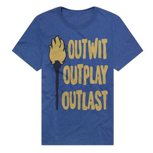 �A�j���L�����N�^�[ �����Y �g�b�v�X T�V���c �O���t�B�b�N Licensed Character Men'survivor Outwit Outplay Outlast Graphic Tee Royal