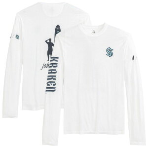 yz Wj[ I[ Y TVc gbvX Men's johnnie-O White Seattle Kraken Adam Long Sleeve T-Shirt Krk White