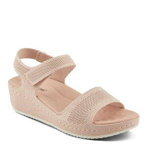 yz tNTX fB[X T_ V[Y Flexus by Spring Step Meshon Women's Wedge Sandals Blush