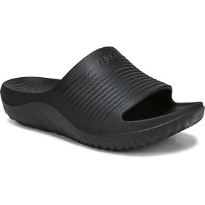 yz CJ fB[X T_ V[Y Ryka Echo Recovery Women's Slide Sandals Black