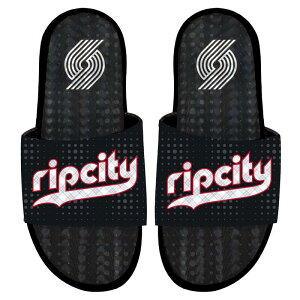 yz ACXCh Y T_ V[Y Men's ISlide Portland Trail Blazers 2024/25 City Edition Gel Slide Sandals Trb Black
