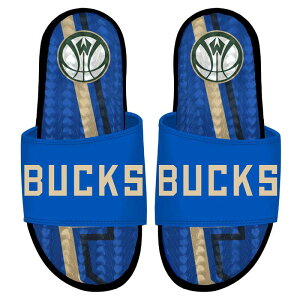 yz ACXCh Y T_ V[Y Men's ISlide Milwaukee Bucks 2024/25 City Edition Gel Slide Sandals Buk Black