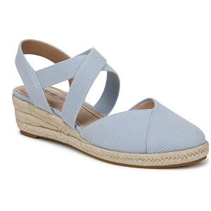 CtXgCh fB[X V[Y T_ LifeStride Kimball Women's Espadrille Slip-On Wedges Ice Blue u[