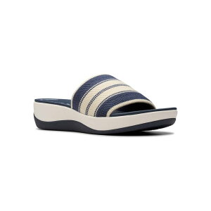 yz N[NX fB[X T_ V[Y Clarks Cloudsteppers Arla Hollis Women's Slide Sandals Navy