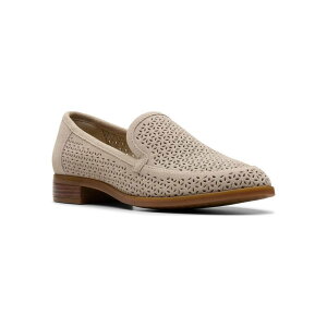 yz N[NX fB[X Xb|E[t@[ V[Y Clarks Trish Cove Women's Suede Loafers Stone Suede