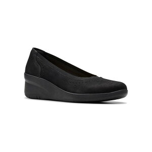 yz N[NX fB[X Xb|E[t@[ V[Y Clarks Suttyn Kaylie Women's Wedge Casual Shoes Black