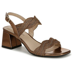 ���C�t�X�g���C�h ���f�B�[�X �V���[�Y �T���_�� �q�[�� LifeStride Charnelle Women's Block Heel Sandals Bronze