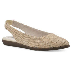 yz NtoCzCg}Ee fB[X T_ V[Y Cliffs by White Mountain Memory Women's Slingback Ballet Flats Beige Raffia