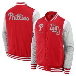 �t�@�i�e�B�N�X �����Y �A�E�^�[ �W���P�b�g�E�u���]�� Men's Fanatics Red Philadelphia Phillies Elements Elite Full-Snap Jacket Phl Red ���b�h