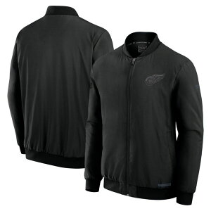 yz t@ieBNX Y WPbgEu] AE^[ Men's Fanatics Black Detroit Red Wings Authentic Pro Road Full-Zip Bomber Jacket Rdw Black
