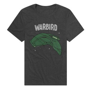 �A�j���L�����N�^�[ �����Y �g�b�v�X T�V���c �O���t�B�b�N Licensed Character Men'star Trek Romulan Warbird Graphic Tee Charcoal �`���R�[��