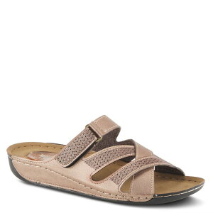 yz tNTX fB[X T_ V[Y Flexus by Spring Step Karl Women's Slide Sandals Bronze