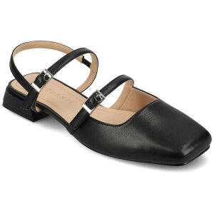 �W�����l �R���N�V���� ���f�B�[�X �V���[�Y �T���_�� Journee Collection Tru Comfort Foam Gretchenn Women's Flats Black Pu �u���b�N