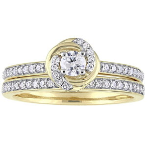 �X�e�� �O���[�X ���f�B�[�X �A�N�Z�T���[ �����O Stella Grace 10k Gold 1/2 Carat.W Diamond Engagement Ring Set 10k Gold �S�[���h