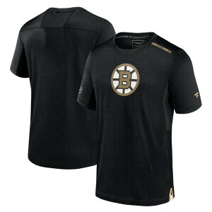 yz t@ieBNX Y TVc gbvX Men's Fanatics Black Boston Bruins Authentic Pro Performance T-Shirt Bsb Black