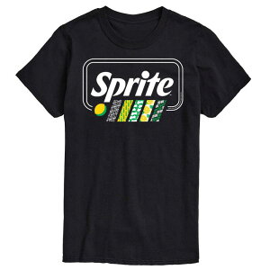 �A�j���L�����N�^�[ �����Y �g�b�v�X T�V���c �g�[�� �O���t�B�b�N Licensed Character Big & Tall Sprite Pattern Stripes Graphic Tee Black �u���b�N