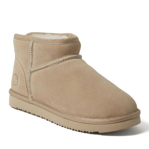 �f�B�A�t�H�[���Y ���f�B�[�X �V���[�Y �T���_�� �A���N�� �u�[�c Fireside by Dearfoams Riverland Women'shearling Micro Ankle Boot Slippersand �T���h