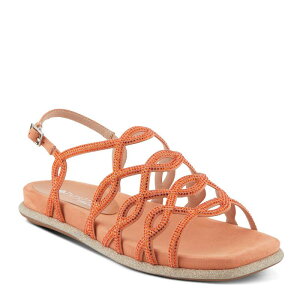 yz pgVA fB[X T_ V[Y Patrizia Women's Glamgloss Strappy Flat Sandals Orange