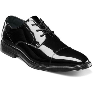 yz mubV Y IbNXtH[h V[Y Nunn Bush Centro Formal Flex Men's Cap Toe Oxford Shoes Black Patent