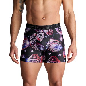 yz A_[A[}[ Y {NT[pc A_[EFA Men's Under Armour 6-Inch Performance Tech Mesh Graphic Boxer Brief Assorted