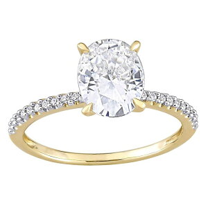�X�e�� �O���[�X ���f�B�[�X �A�N�Z�T���[ �����O Stella Grace 14k Gold 2 Carat.W. Lab-Created Moissanite & 1/10 Carat.W. Diamond Engagement Ring 14k Gold �S�[���h