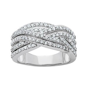 �A���u�����f�b�h ���f�B�[�X �A�N�Z�T���[ �����O Unbranded 10k White Gold 3/4 Carat.W. Diamond Band Ring White �z���C�g