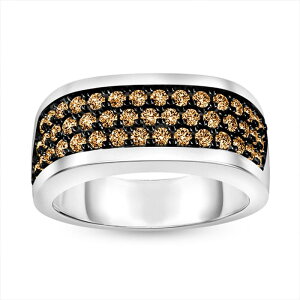 �A���u�����f�b�h �����Y �A�N�Z�T���[ �����O Unbranded Men's 10k White Gold 1 Carat.W. Brown Diamond Anniversary Band 10k White Gold �z���C�g