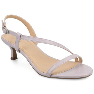 �W���[�j�[ ���f�B�[�X �V���[�Y �T���_�� �q�[�� Journee Collection Jemry Women's Crossover Strap Kitten Heel Dressandals Lilac ���C���b�N