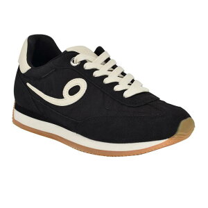 iCEFXg fB[X V[Y Xj[J[ [X Nine West Fivo Women's Casualace-Up Round Toe Sneakers Black Cream N[