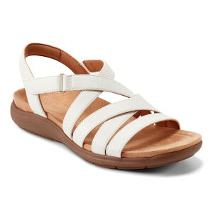 �C�[�W�[�X�s���b�g ���f�B�[�X �V���[�Y �T���_�� Easy Spirit Women's Whitt Strappy Adjustable Wedge Sandals Ivory �A�C�{���[