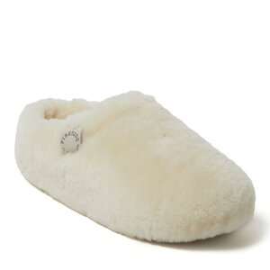 �f�B�A�t�H�[���Y ���f�B�[�X �V���[�Y �T���_�� �v���b�g�t�H�[�� Fireside by Dearfoams Maryboro Women's Wrapped Platform Clog Slippers Natural