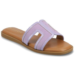 yz W[j[ fB[X T_ V[Y Journee Primah H Band Slip-On Women's Flat Sandals Lilac
