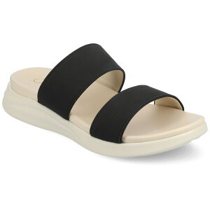 yz W[j[ fB[X T_ V[Y Journee Women's Janis Slip-On Sandals Black