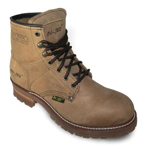 yz AhebN fB[X u[cECu[c V[Y AdTec 2439L Women's Water Resistant Logger Work Boots Brown