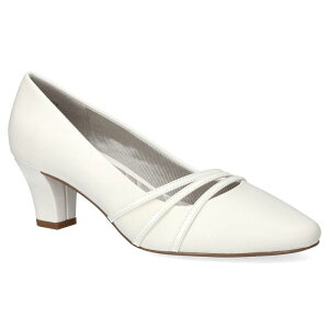 �C�[�W�[�X�g���[�g ���f�B�[�X �V���[�Y �p���v�X Easy Street Cristiny Women's Pumps White �z���C�g