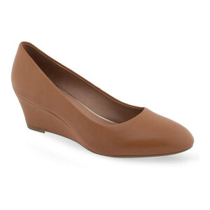 �G�A���\�[���Y ���f�B�[�X �V���[�Y �p���v�X ���U�[ Aerosoles Iris Women's Leather Dress Pumps Tan Leather �^��