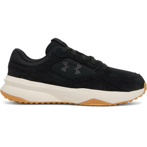 【送料無料】 アンダーアーマー メンズ スニーカー シューズ Under Armour Edge Men's Suede Training Shoes Black